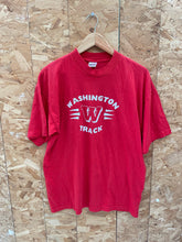 Vintage 90s Single Stitch Washington Track T-Shirt Red Size XL by Murina